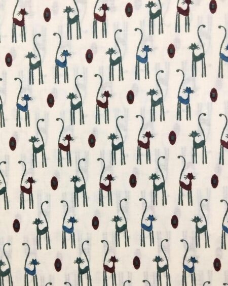 Screen Printed Cotton Fabric FCSKA0002