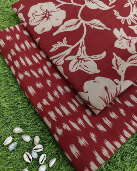Sanganeri Hand printed Cotton Combo FCCSA0001