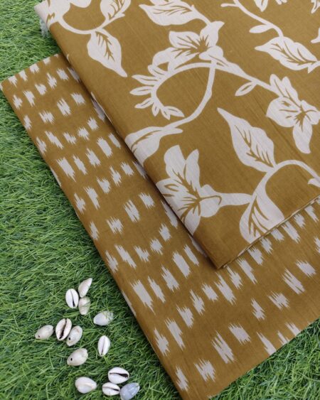 Sanganeri Hand Printed Cotton Fabric Combo FCCSA0002